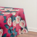 Search for red rose tablecloths Floral