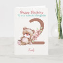 Search for 2nd birthday cards Bear