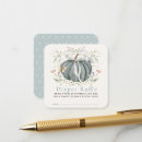 Search for pumpkin diaper raffle ticket Blue
