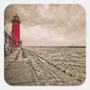 Search for michigan lighthouses stickers White