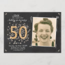 Search for chalkboard 50th birthday invitations Fifty