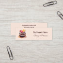 Search for gourmet business cards Cupcake