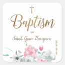 Search for floral gold stickers Baptism