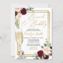 Search for floral bridal shower invitations Elegant modern floral