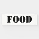 Search for food table signs posters Simple