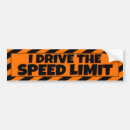 Search for speed limit bumper stickers Black