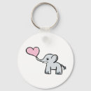 Search for pink elephant key rings Heart