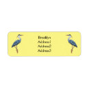 Search for heron return address labels Great blue heron