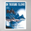 Search for treasure island art Vintage