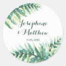 Search for fern wedding stickers Foliage