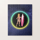 Search for surfers puzzles Surfer girl