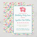 Search for tropical colours invitations Floral