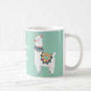 Search for green llama mugs Pattern