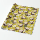 Search for pug wrapping paper Brown