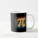 Search for retro pi day mugs Math lover