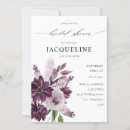 Search for lavender bridal shower invitations Floral