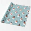 Search for snowman christmas wrapping paper Modern