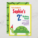 Search for turtle party invitations Animal