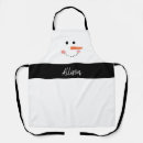 Search for snowman aprons Baking