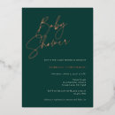 Search for gold foil baby shower invitations Minimalist