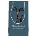 Search for reindeer gift bags Rudolph
