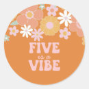 Search for orange daisy stickers Boho