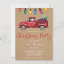 Search for truck christmas invitations Watercolor