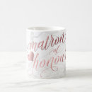 Search for marble and gold mugs Bridesmaid