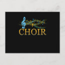 Search for music note postcards Chorus