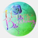 Search for happy birthday roses stickers For kids