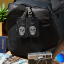 Search for gothic luggage tags Black and white