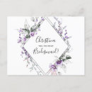 Search for floral bridesmaid cards Pink flowers