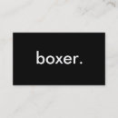 Search for boxer business cards Martial arts