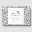 Search for 25th anniversary wedding guest books Simple