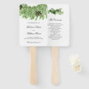 Search for wedding program hand fans Simple
