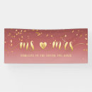 Search for rose gold banners Pink