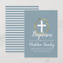 Search for blue gold christening invitations Catholic