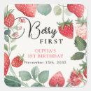 Search for berry stickers Girl 1st birthday