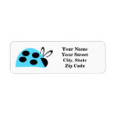 Search for ladybug return address labels Pretty