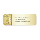 Search for elegant damask return address labels Classic