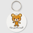 Search for cute teddy bear key rings Brown