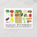 Search for fruit and vegetables business cards Agriculture