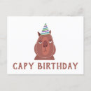 Search for capybara card birthday birthday cards Humour