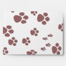Search for paw print envelopes Cat