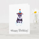 Search for schnauzer birthday cards Animal