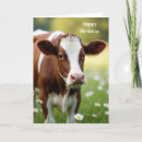 Search for farmer birthday cards Cow