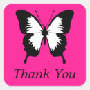 Search for pink black thank you stickers Thanks