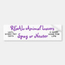 Search for every bumper stickers Animal rights