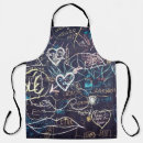 Search for blackboard aprons Heart