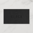 Search for playing business cards Black